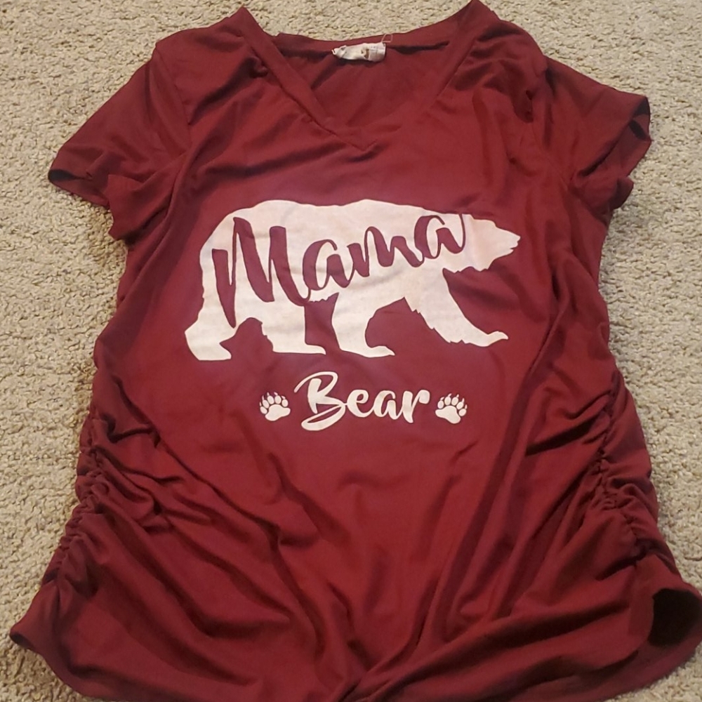 Mama bear maternity shirt